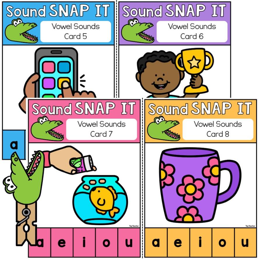 Sound Snap It: Vowel Sounds - Top Teacher