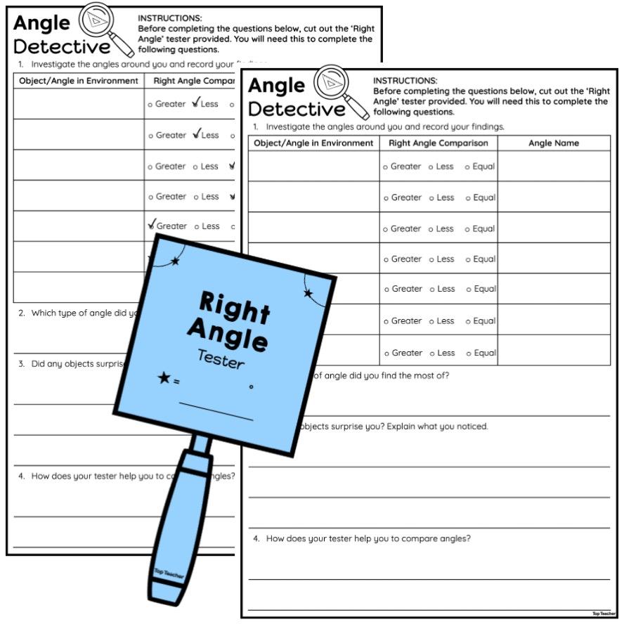 Comparing the Three Types of Angles