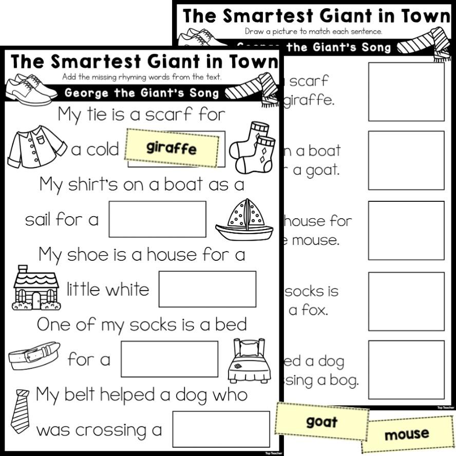 The Smartest Giant in Town the Giant’s Song Top Teacher