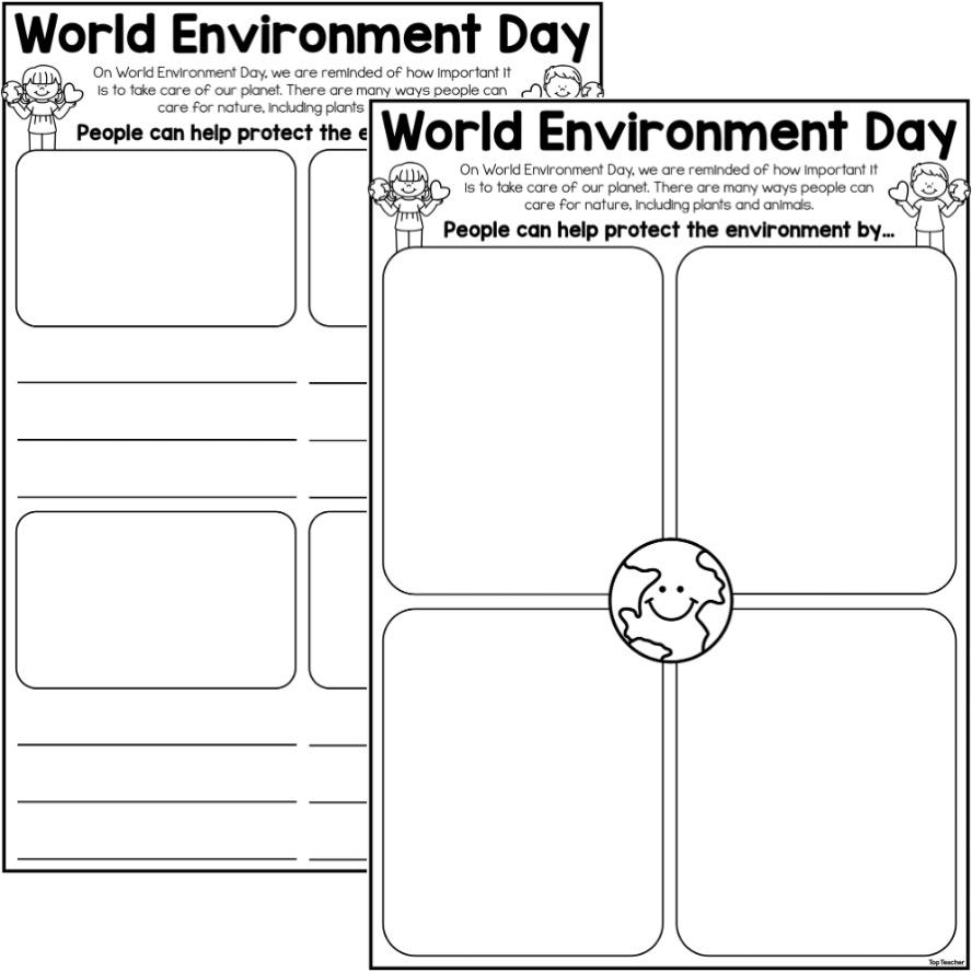 World Environment Day: How We Can Help the Environment Worksheets - Top ...